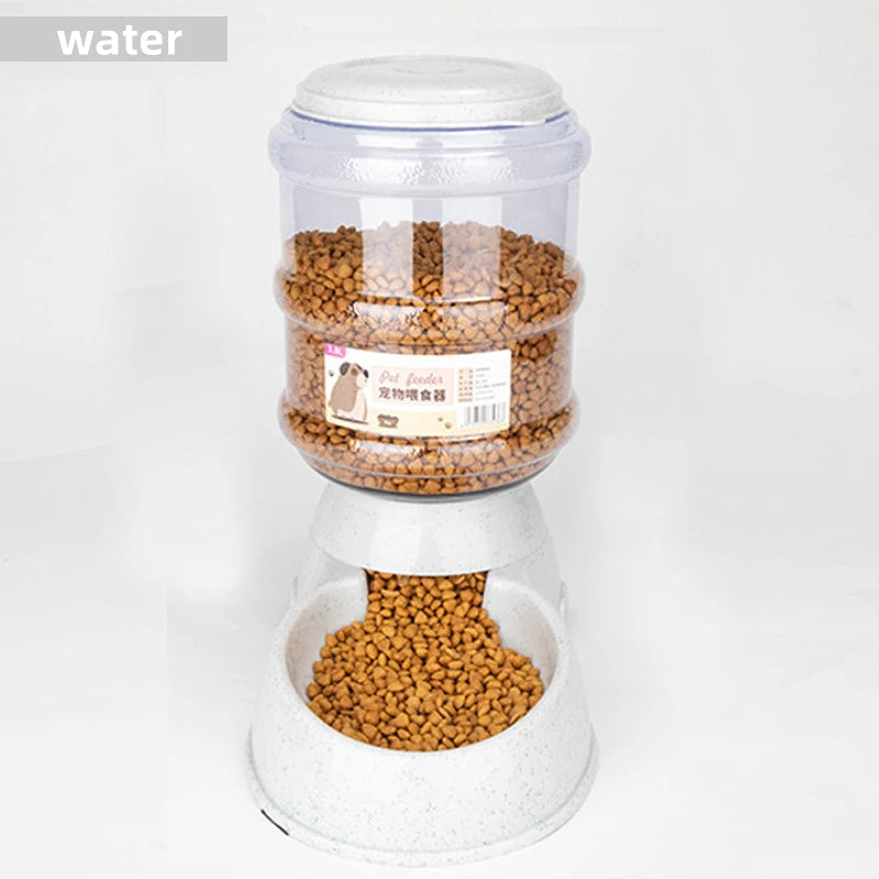 Large-Capacity Pet Feeder & Water Dispenser