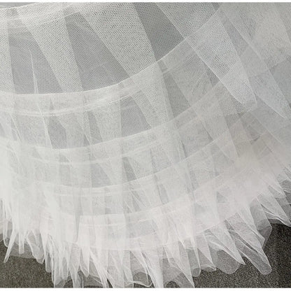 Full White Ball Gown Petticoat – Wedding & Quinceañera Underskirt