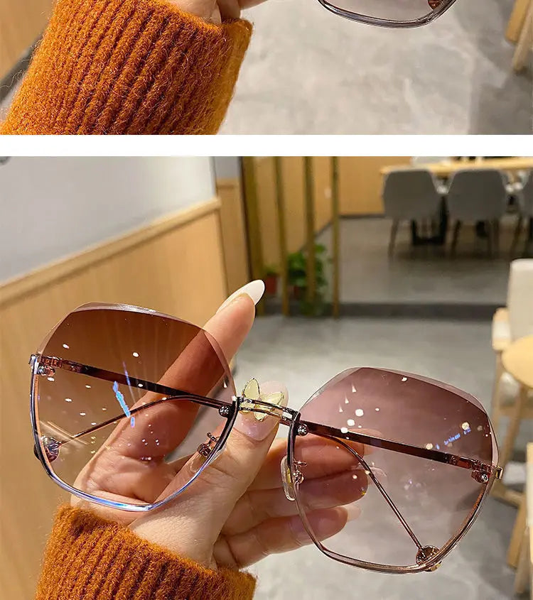 2025 Fashion Polygonal Metal Sunglasses