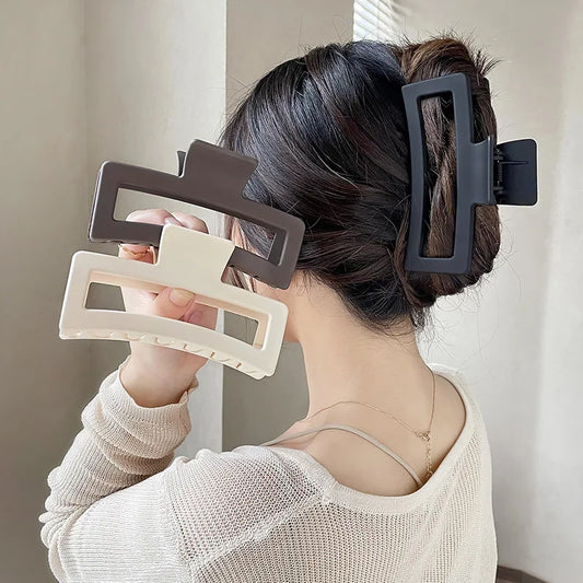 Korean Large Solid Hair Claw