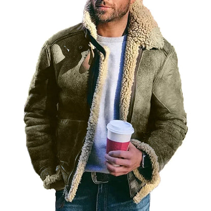 Men’s Autumn Winter Faux Leather Jacket