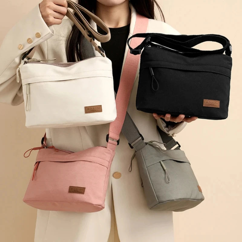 3 Main Pockets High Capacity Crossbody Shoulder Bag for Women