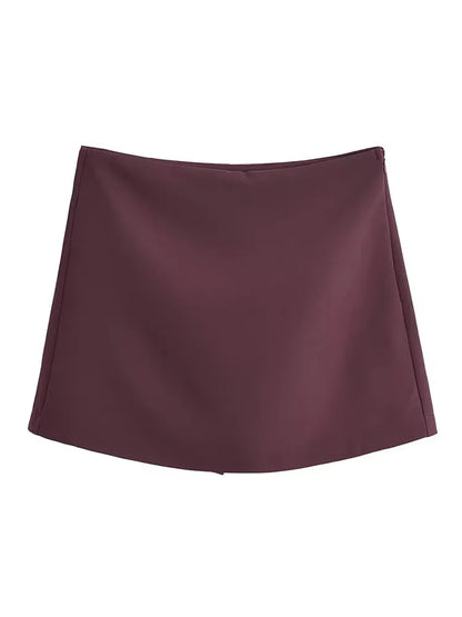 Women’s High-Waist Skort – Vintage-Inspired Streetwear Style