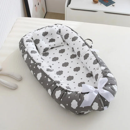 85×50cm Baby Nest Bed with Pillow