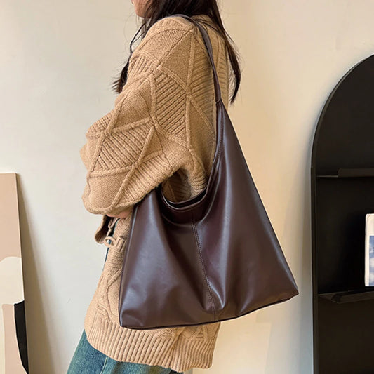 New Retro Simple Large Tote Bag