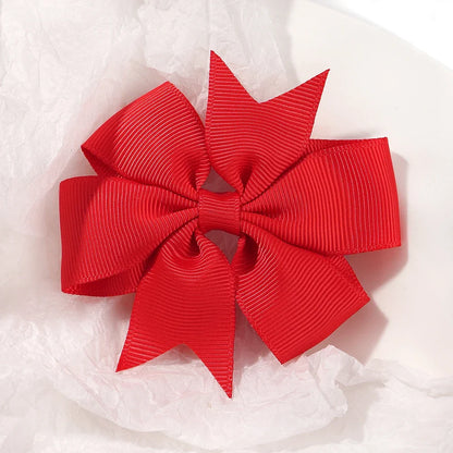 20/40PCS Candy Color Bow Hair Clip Set