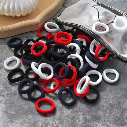 50/100PCS Colorful Nylon Hair Bands for Kids