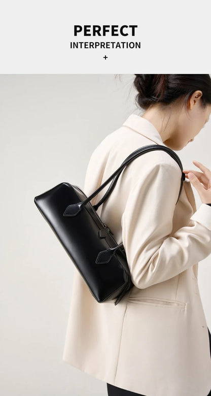 2025 New Genuine Leather Women’s Shoulder Bag