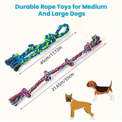 Indestructible Knot Dog Chew Toy
