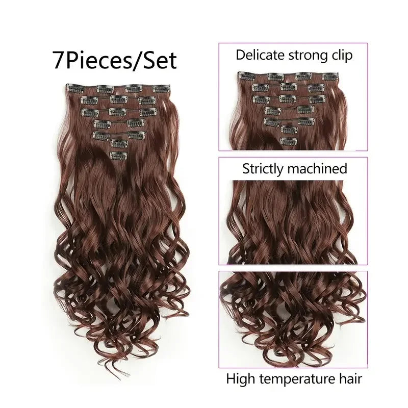 Clip-In Hair Extensions 7 PCS