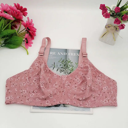 Plus Size Floral Push-Up Bra