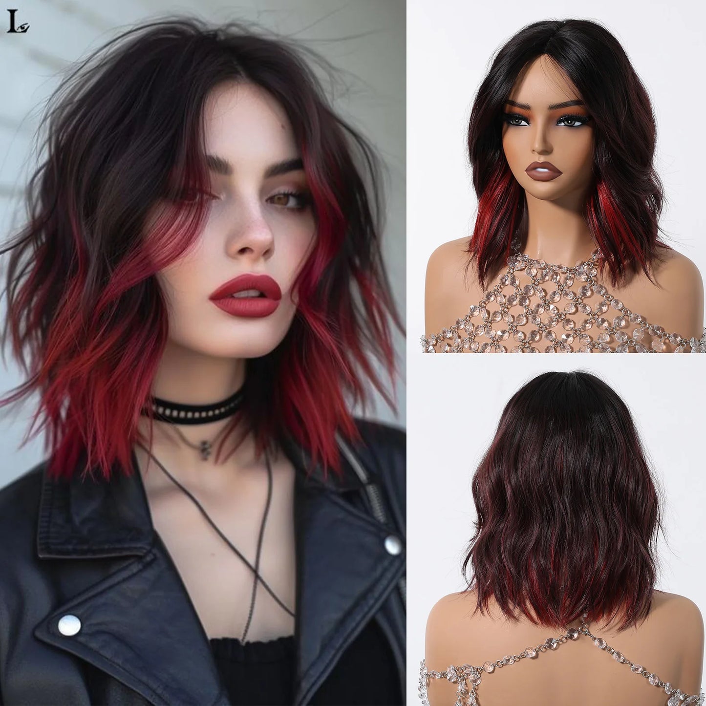Short Straight Bob Wig for Women
