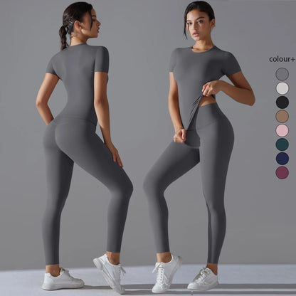 Women's Quick-Dry Yoga & Gym Set – Breathable, Stretchy Activewear