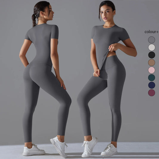Women's Quick-Dry Yoga & Gym Set – Breathable, Stretchy Activewear