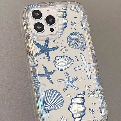 Blue Ocean Animals Phone Case for iPhone
