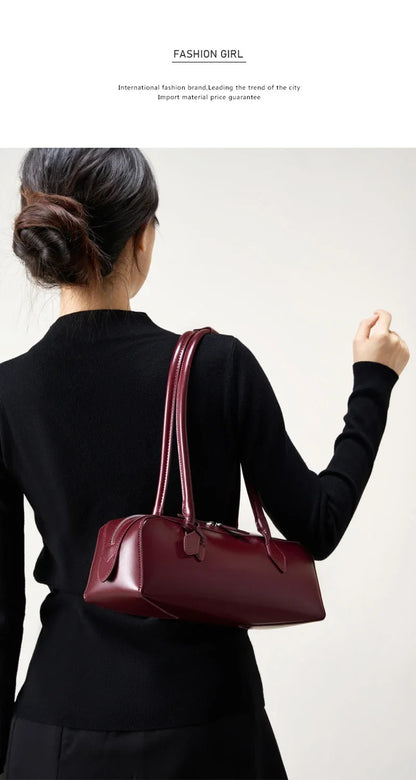 2025 New Genuine Leather Women’s Shoulder Bag