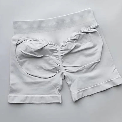 Women’s Impact Seamless Scrunch Bum Shorts – Low Ribbed Waist Gym Essential