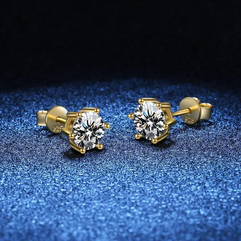 Moissanite Stud Earrings for Women