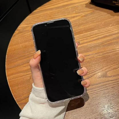 Luxury Transparent Soft Acrylic Phone Case for iPhone