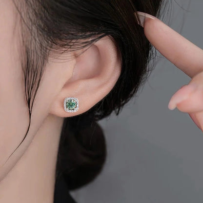 Moissanite Stud Earrings for Women