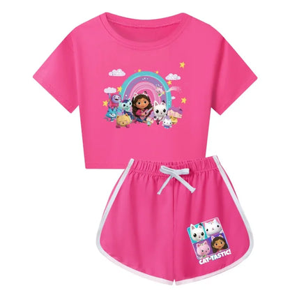 Gabby Style 2PCS Kids Sports Outfit