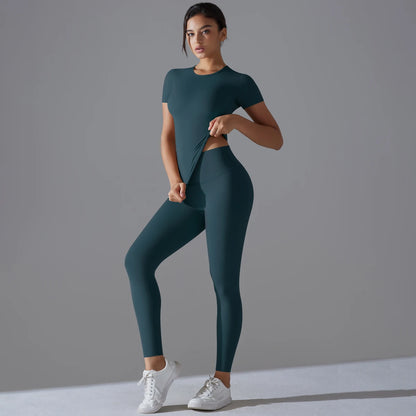 Women's Quick-Dry Yoga & Gym Set – Breathable, Stretchy Activewear
