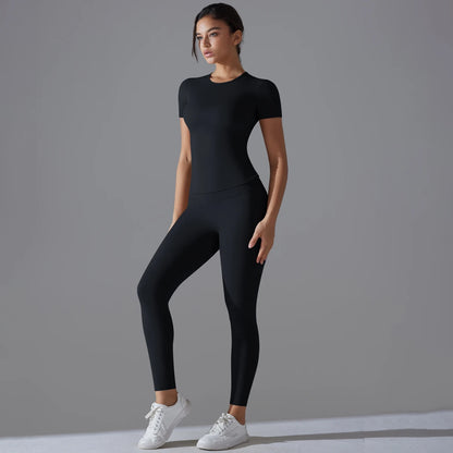 Women's Quick-Dry Yoga & Gym Set – Breathable, Stretchy Activewear