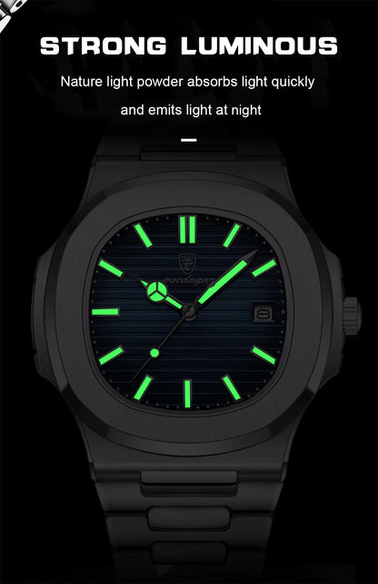 Square Luxury Men’s Wristwatch