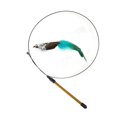 Interactive Peacock Cat Toy