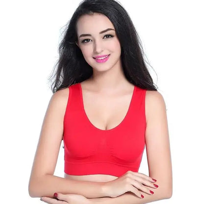 S–7XL Plus Size Seamless Wireless Bra