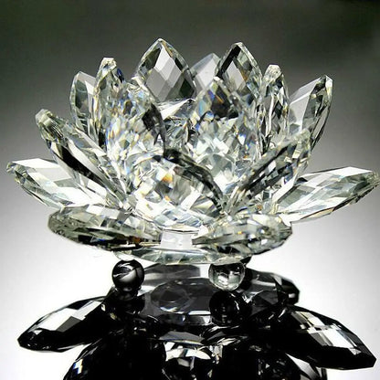 Crystal Lotus Flower Figurine