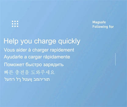 Luxury Magnetic Wireless Charging Case for iPhone