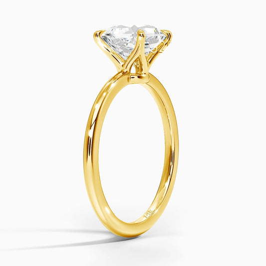 14K Gold Moissanite Ring for Women