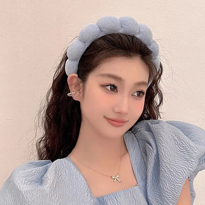 2025 Fashion Puffy Sponge Headband for Women & Girls