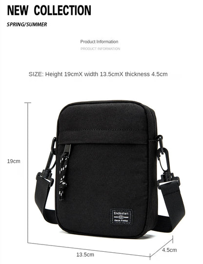 Simple Mini Crossbody Handbag for Men