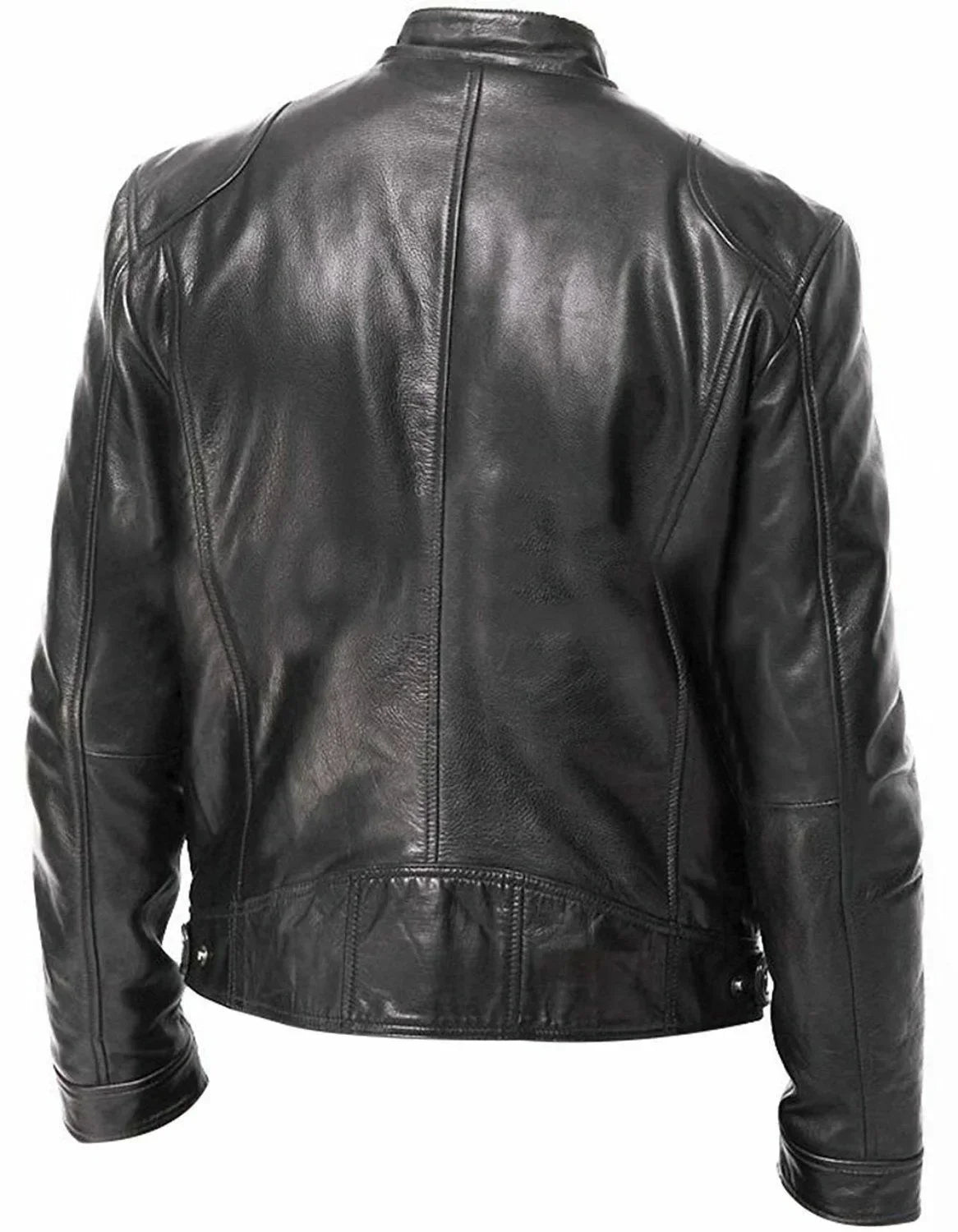 Men’s Vintage Leather Motorcycle Jacket