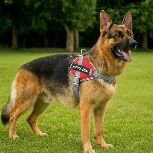 Adjustable Chest Collars & Reflective Dog Harness Set
