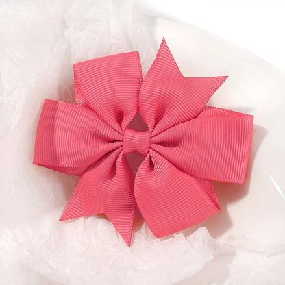 20/40PCS Candy Color Bow Hair Clip Set