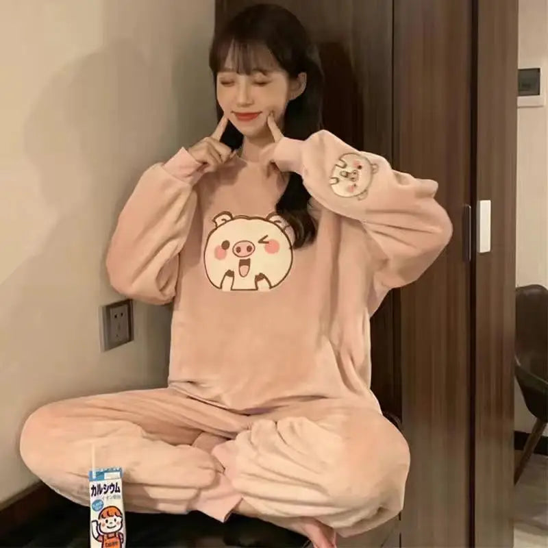 Winter Warm Pajama Set