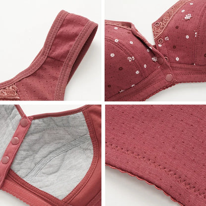 3Pcs/Set Front Closure Plus Size Bras