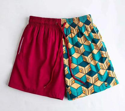 Anime 3D Print Mesh Shorts