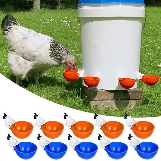 4PCS Automatic Chicken Water Feeder Kit