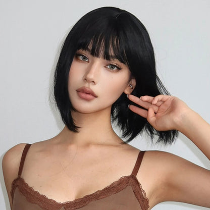 Short Straight Bob Wig for Women