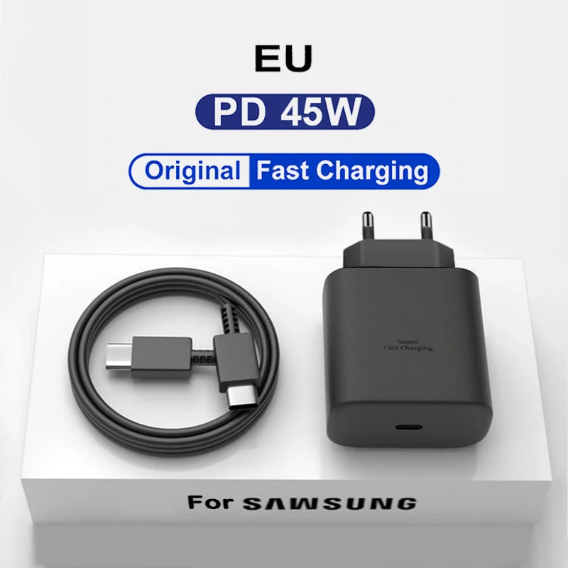 Original 45W USB-C Fast Charger for Samsung