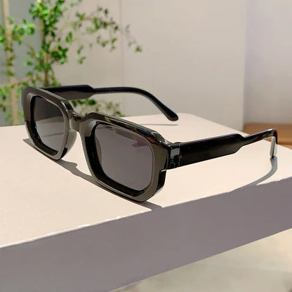 New Vintage Rectangle Frame Sunglasses