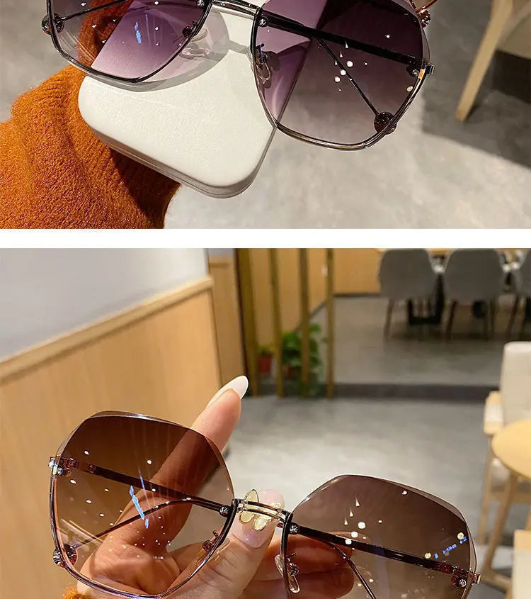 2025 Fashion Polygonal Metal Sunglasses