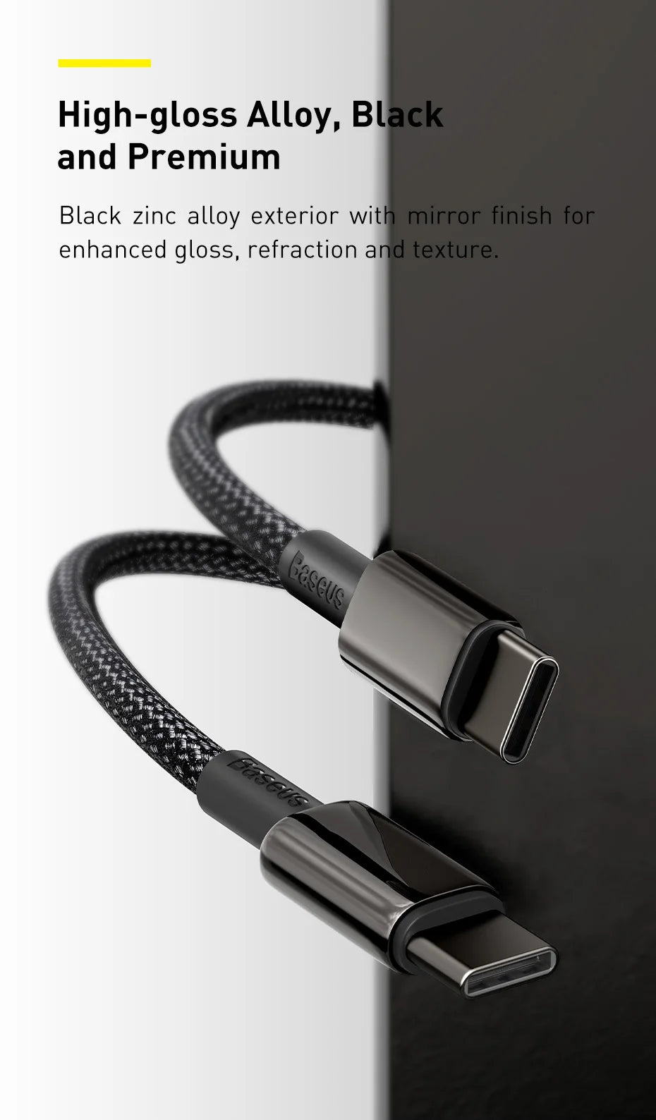 Baseus 100W USB-C to Type-C Fast Charging Cable
