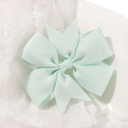20/40PCS Candy Color Bow Hair Clip Set
