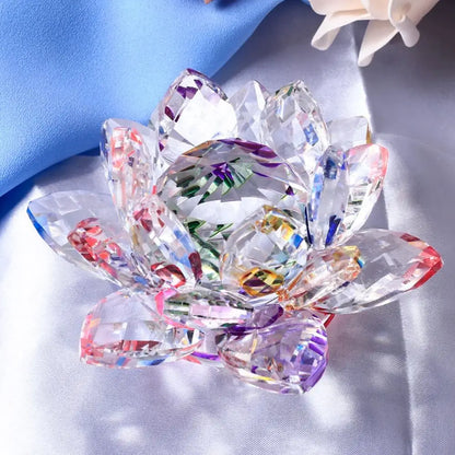 Crystal Lotus Flower Figurine