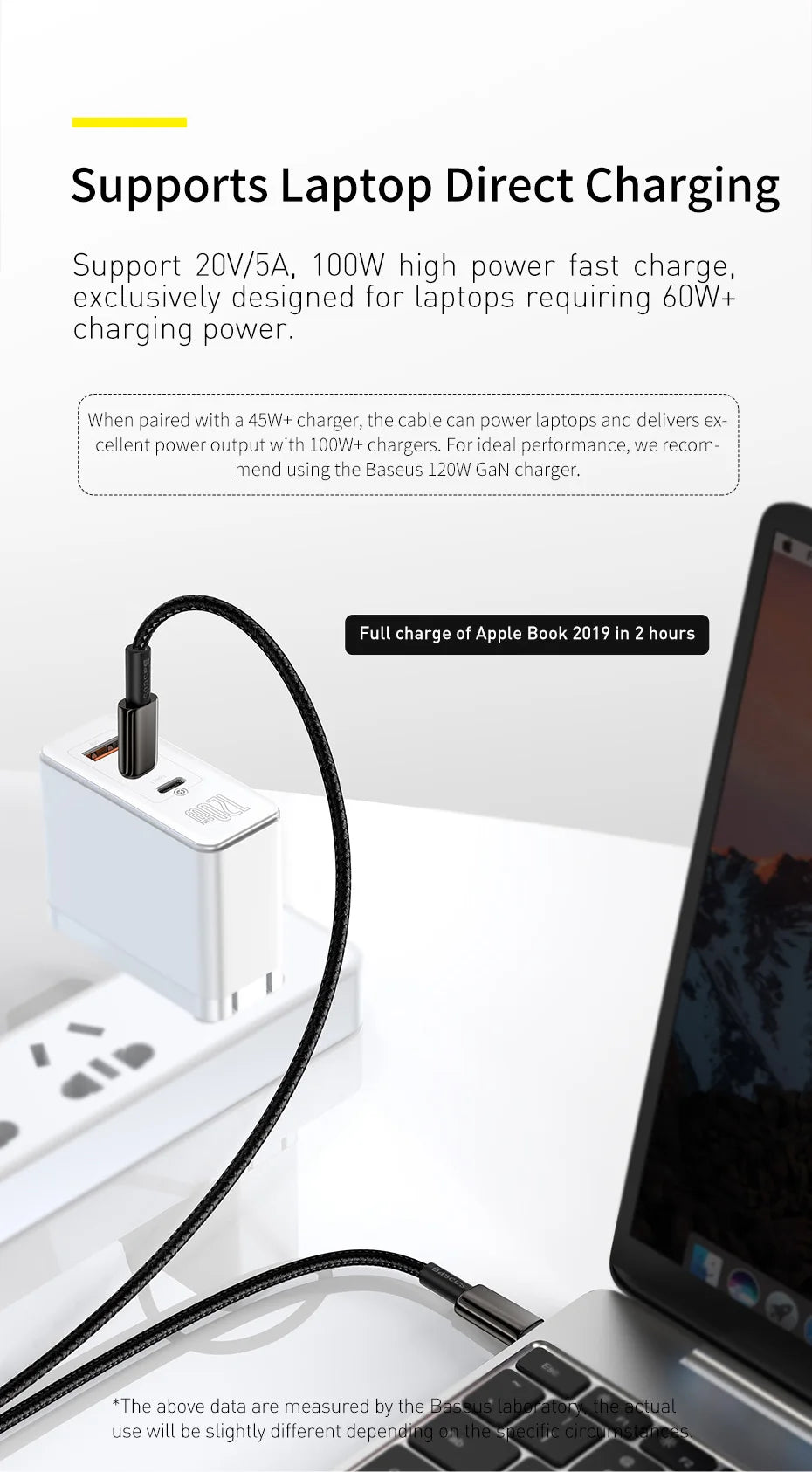Baseus 100W USB-C to Type-C Fast Charging Cable